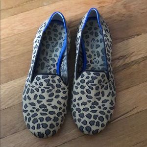 Rothy’s cheetah loafers size 8